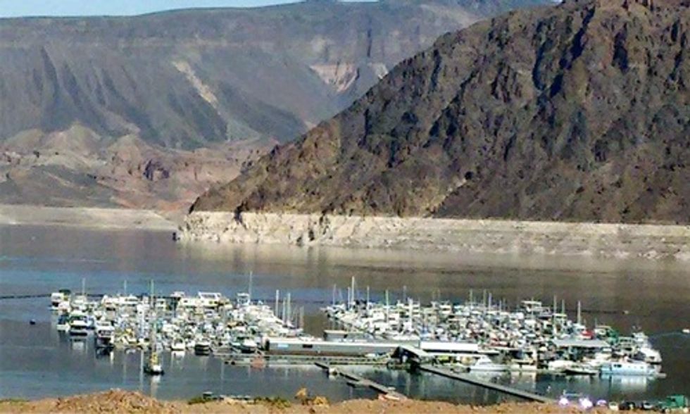 This Is What Epic Drought Looks Like: Lake Mead Hits Historic Low