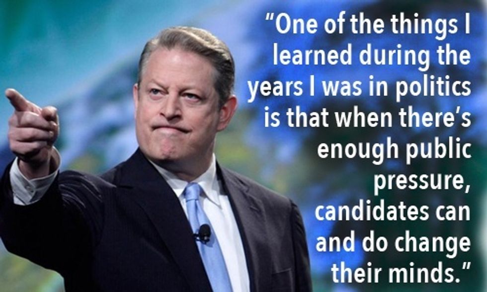 Al Gore: We Must 'Put a Price on Carbon' and on Climate 'Denial in Politics'