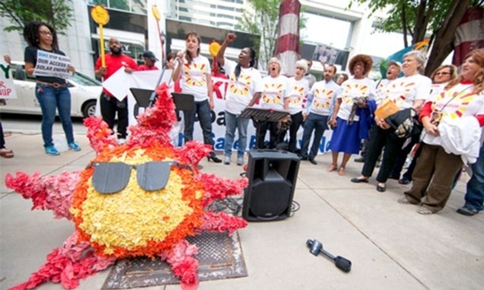 Victims of Coal Ash Contamination Demand Access to Solar at Duke Energy's Shareholder Meeting