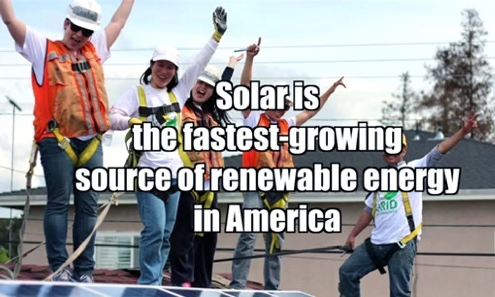 Solar Is the Fastest-Growing Source of Renewable Energy in America