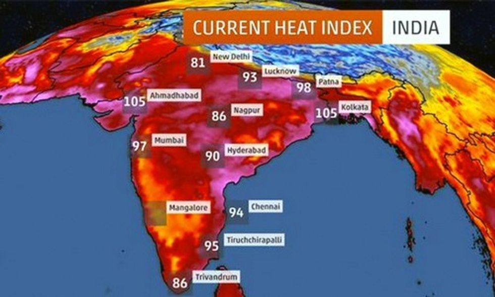 India Minister: Climate Change to Blame for 5th Deadliest Heat Wave in World History