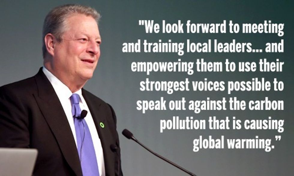 Al Gore to Lead Hundreds of Climate Reality Leaders in Canada