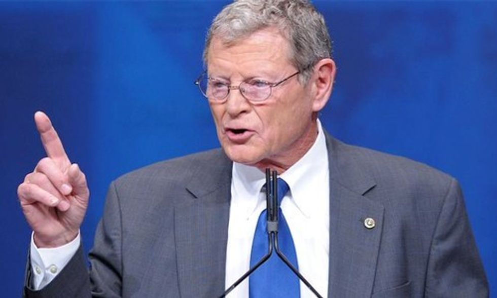 Senator James Inhofe to Pope Francis: Butt Out of Climate Debate