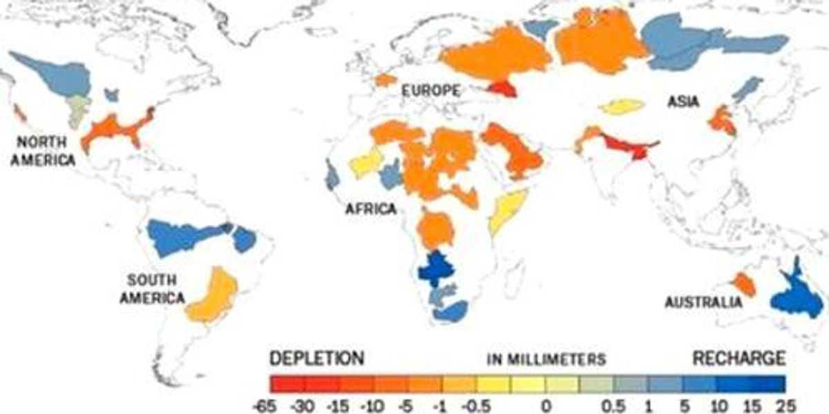 NASA More Than of Earth's Largest Aquifers Are Being Rapidly