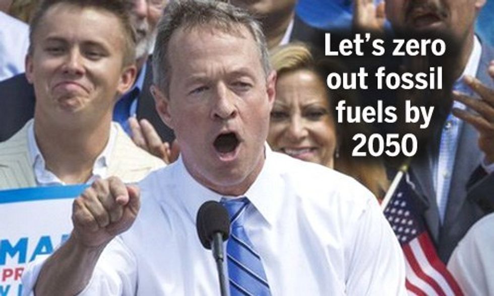 Presidential Candidate Martin O'Malley: We Can and Should Be 100% Powered by Renewable Energy by 2050