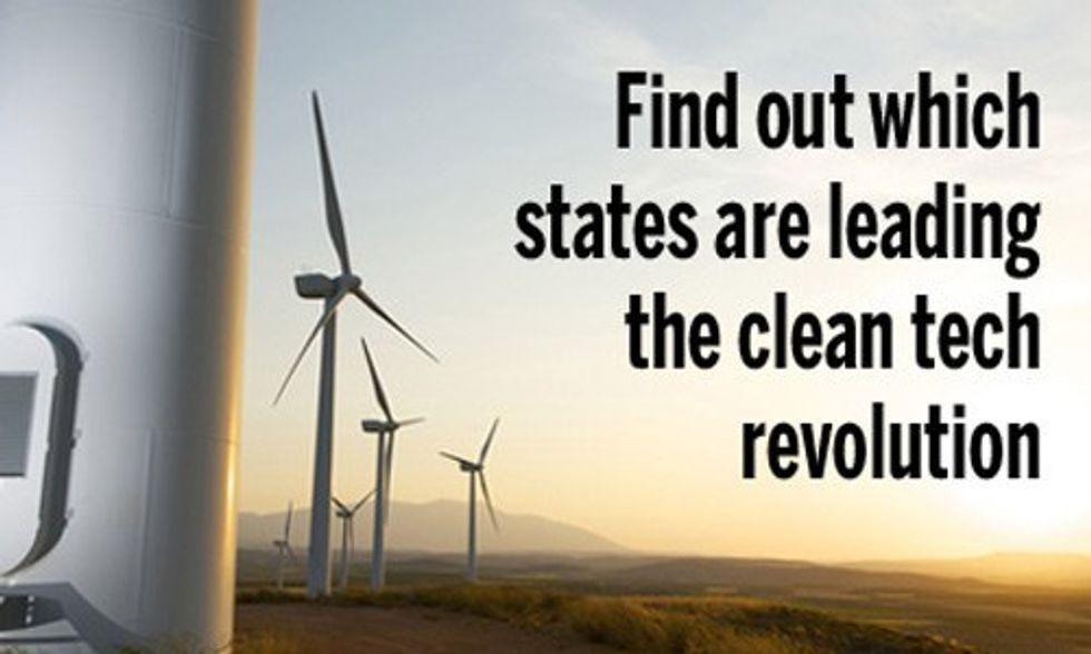 10 States Leading the Clean Tech Revolution