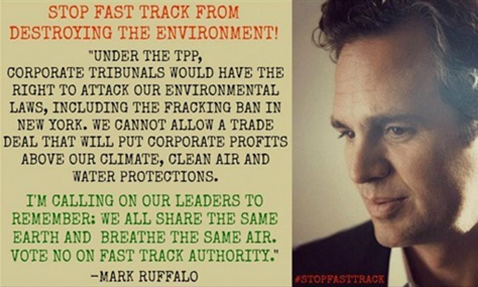 Why the Senate Must 'Vote No' on Fast-Tracking the TPP