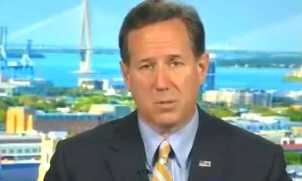 Rick Santorum: We Need to Fight Gay Marriage More Than Climate Change
