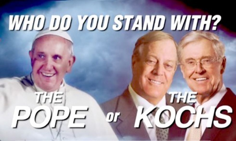 Pope or Kochs: Republicans, Who Do You Stand With?