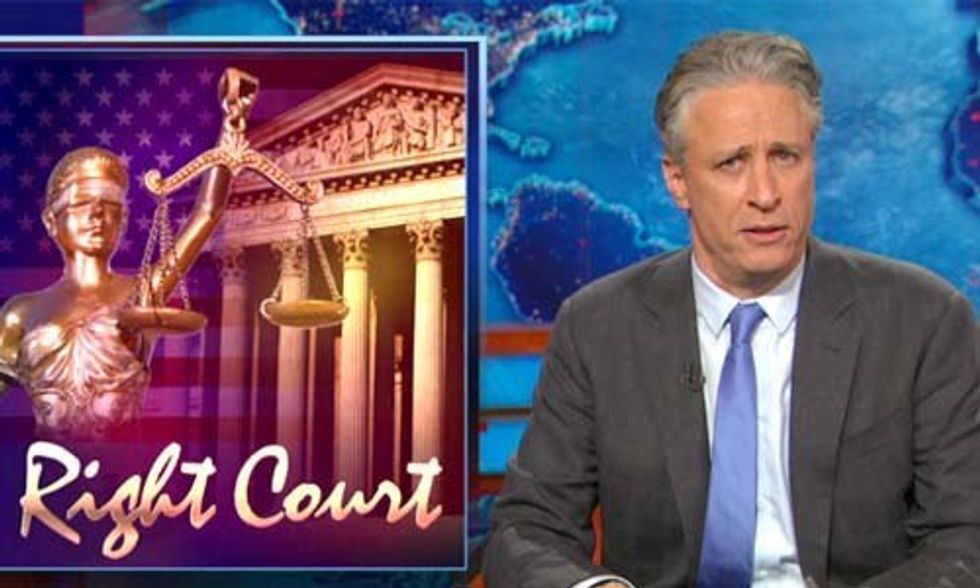 Jon Stewart Slams Conservatives and Supreme Court for Letting Big Business Win Again