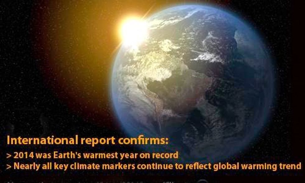 7 Climate Records Broken in 2014 Indicates Earth Is 'Gravely Ill'