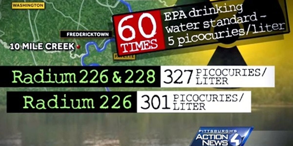 High Levels Of Radium Found In Pa Stream Near Drinking Water Supply Ecowatch