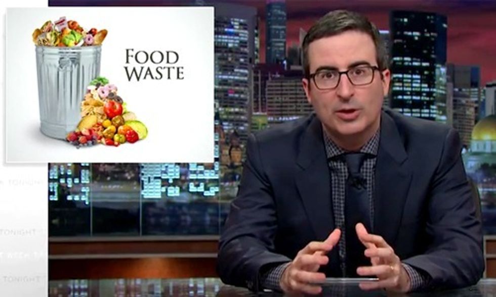 John Oliver Takes a Bite Out of Food Waste