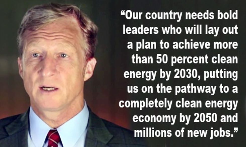 Tom Steyer: 50% Clean Energy by 2030