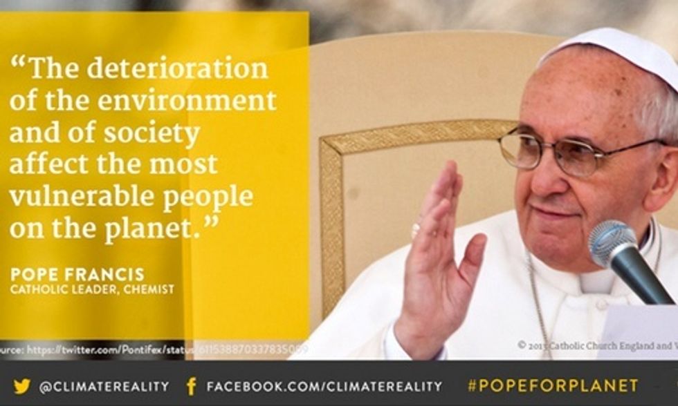 Pope Francis' Historic Visit to the U.S. Will Be a Climate Game-Changer