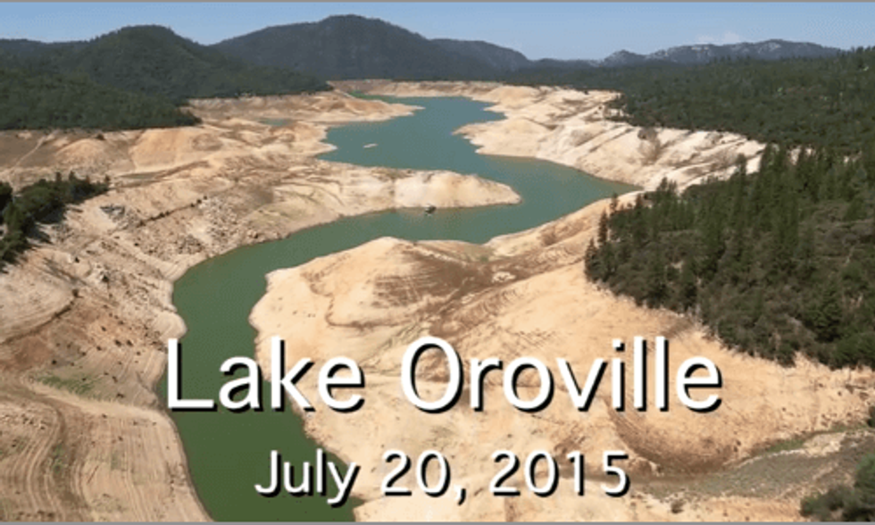 Startling Footage of California Reservoirs Shows Devastating Impact of Epic Drought