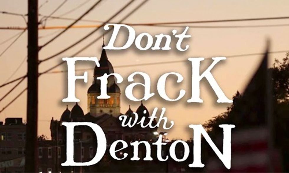 'Don't Frack With Denton'