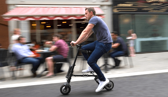 bike that folds into a backpack