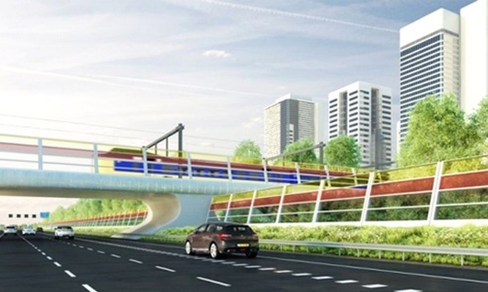 Solar-Powered Noise Barriers Quiet Traffic While Generating Electricity