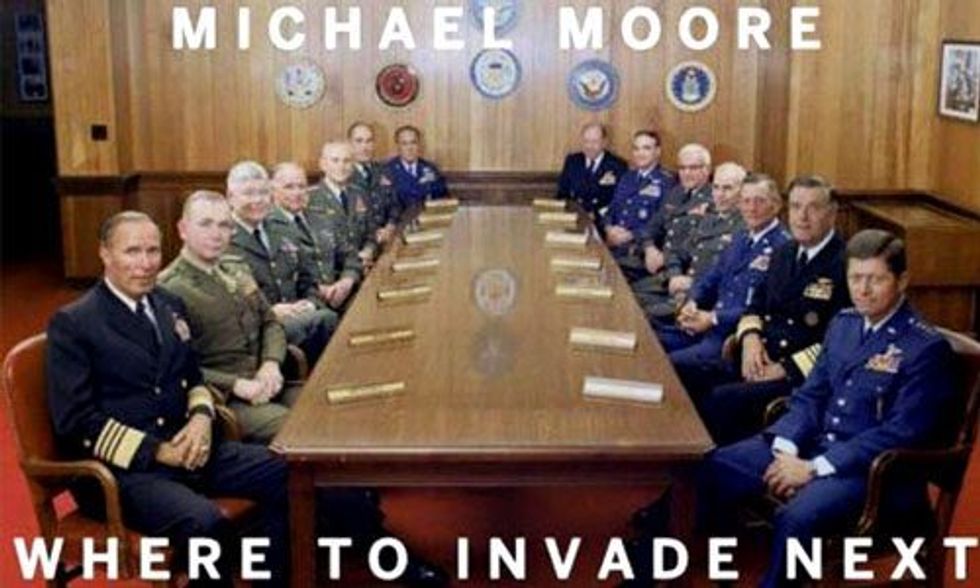 Watch Michael Moore Announce His New Documentary 'Where to Invade Next'