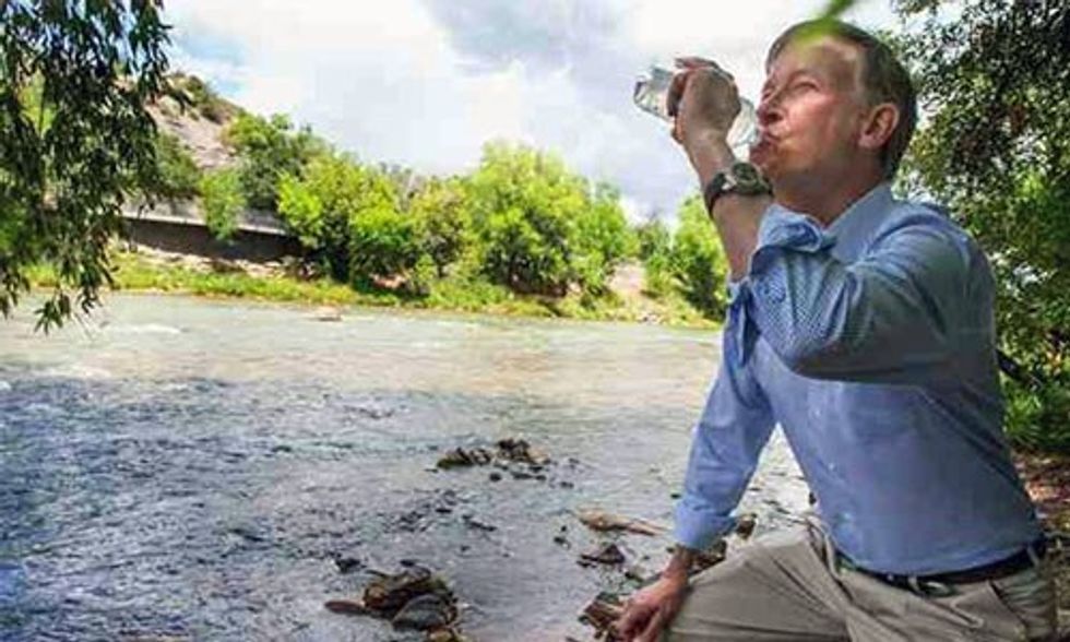 Colorado Governor Drinks Water From Animas River After Historic Mine Waste Spill