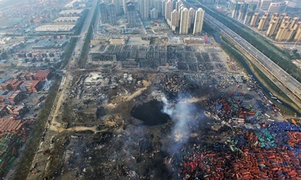 Deadly Massive Chemical Explosion Raises Concerns of Toxic Brew Released Into the Environment