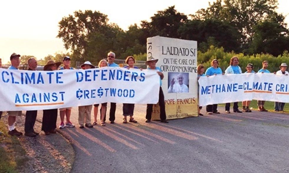 19 Arrested Protesting Gas Storage in Salt Caverns, Including Famed Chef Tony Del Plato