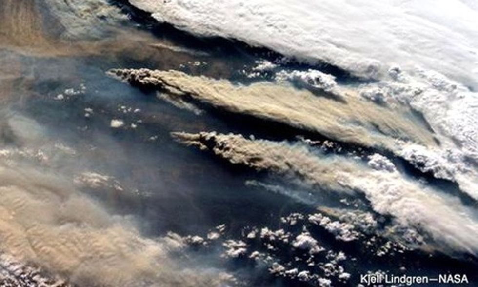 Check Out Astronaut's Epic Photo of Wildfires from Space