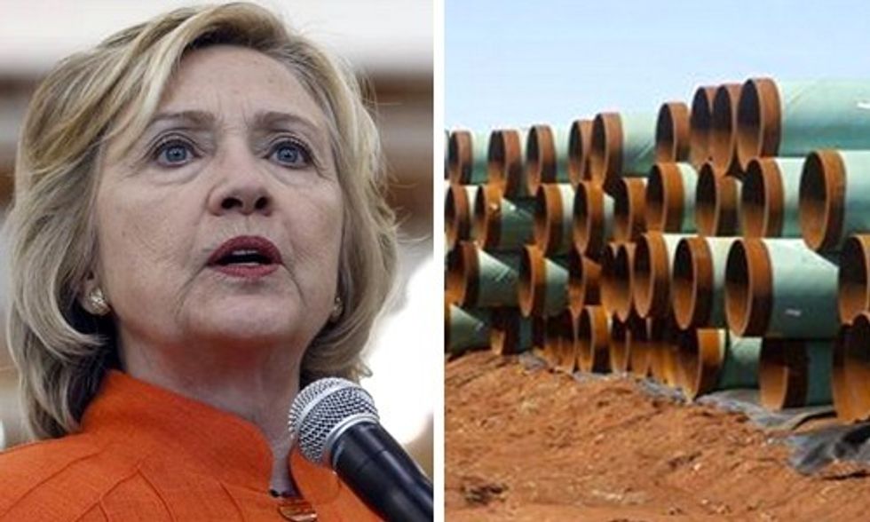 Hillary Clinton's Keystone XL Crisis