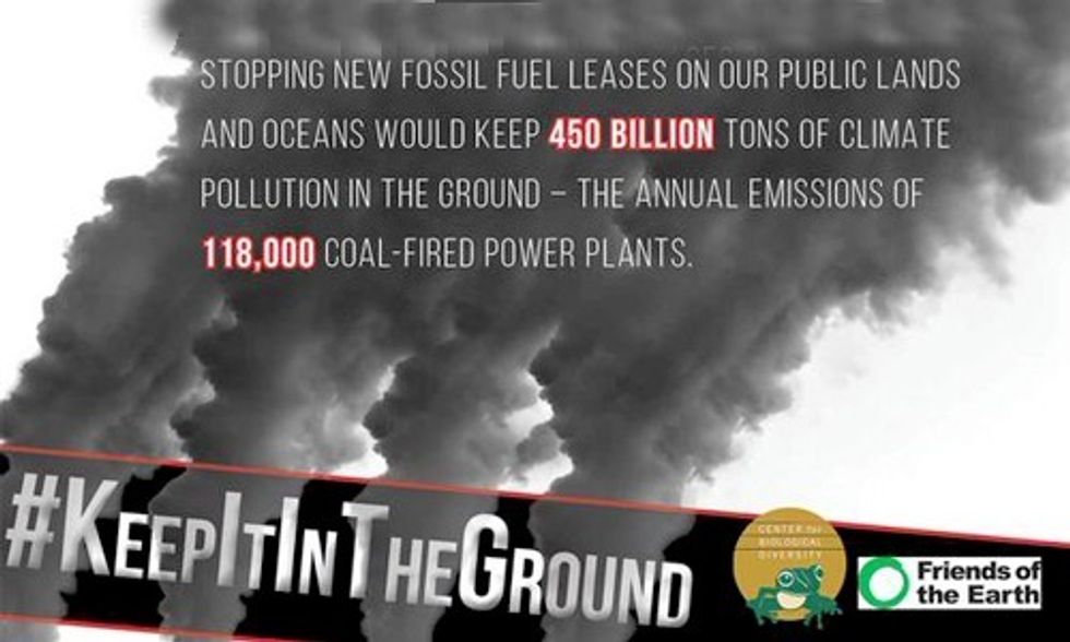 President Obama, Your Climate Legacy Lies with Keeping Fossil Fuels in the Ground