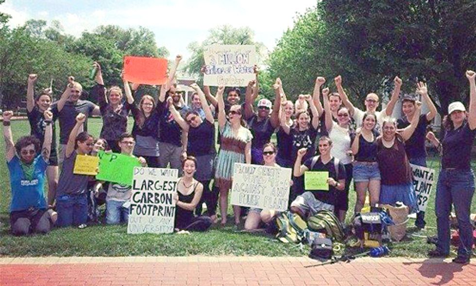 Students Unite to Stop Natural Gas Power Plant on Campus
