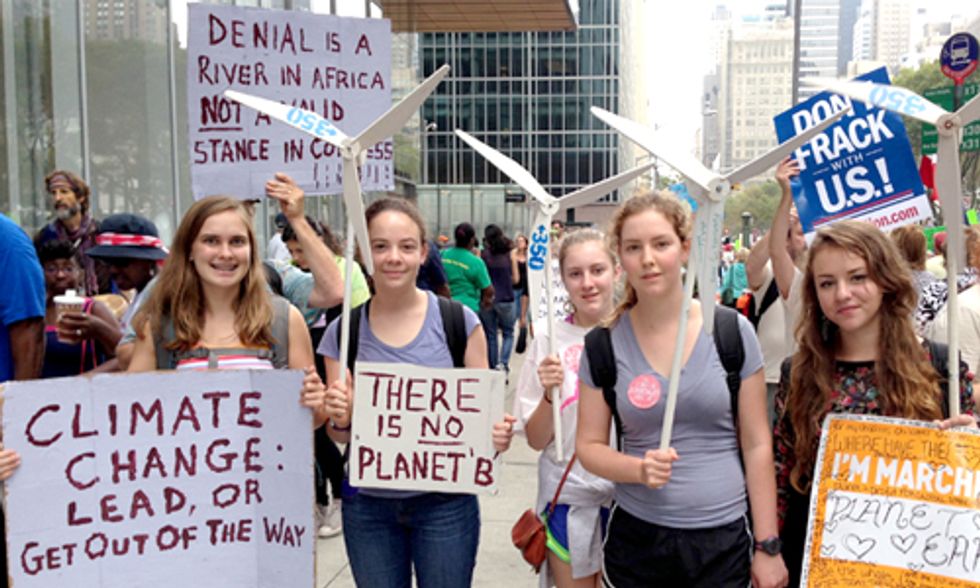 Student Activism Heats Up Post People's Climate March