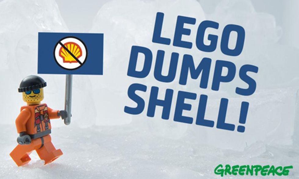 Victory for Greenpeace Campaign as LEGO Dumps Shell Oil