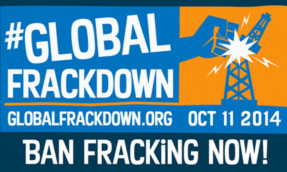 Global Frackdown on Saturday Calls for Worldwide Ban on Fracking