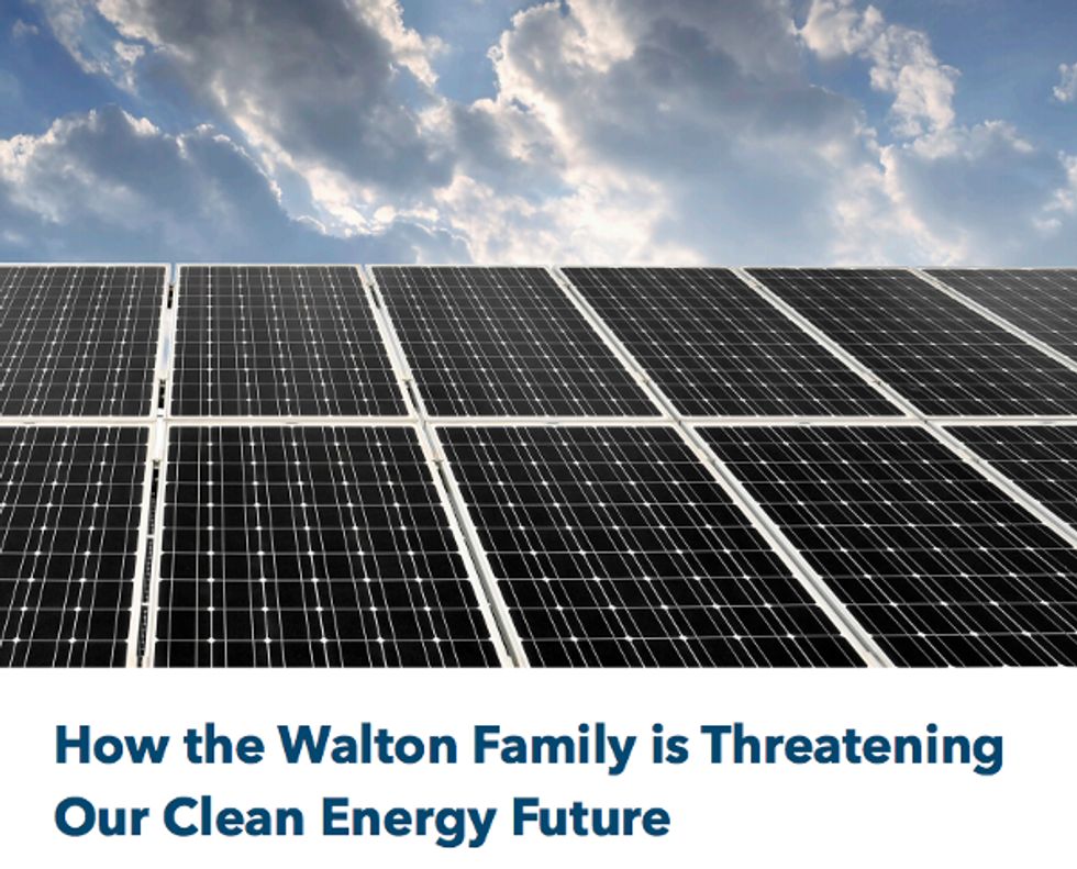 Walmart's Walton Family Threatens America's Renewable Energy Future EcoWatch