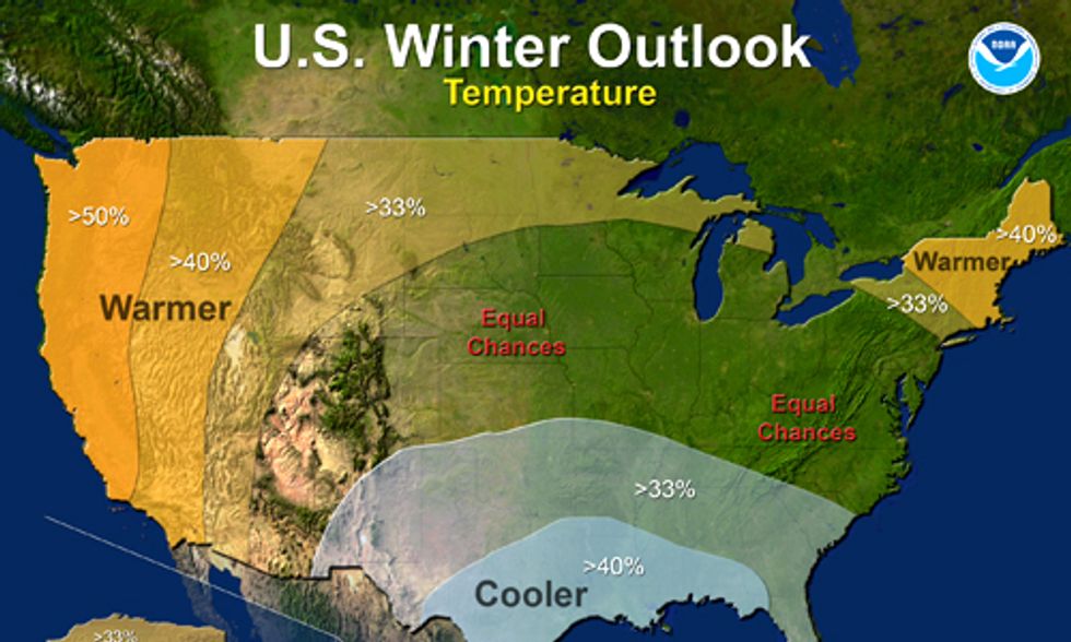 NOAA Winter Outlook: California Drought Will 'Intensify,' Polar Vortex II 'Unlikely'
