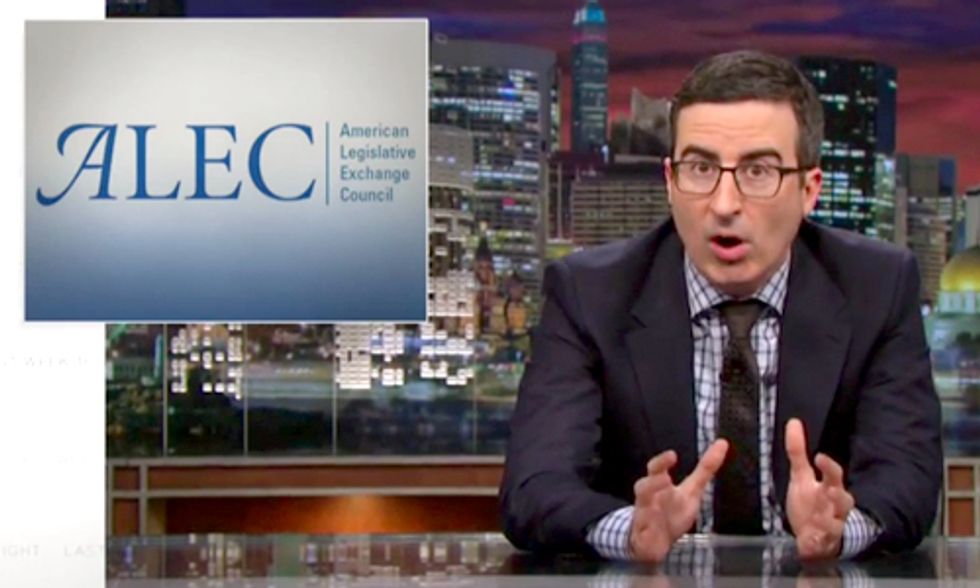 Must-See: John Oliver Takes on ALEC