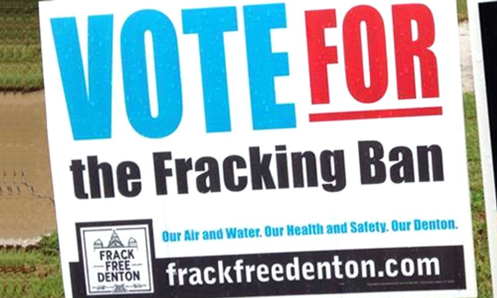 Fracking Bans Pass in Denton, Texas, Two California Counties and One Ohio Town