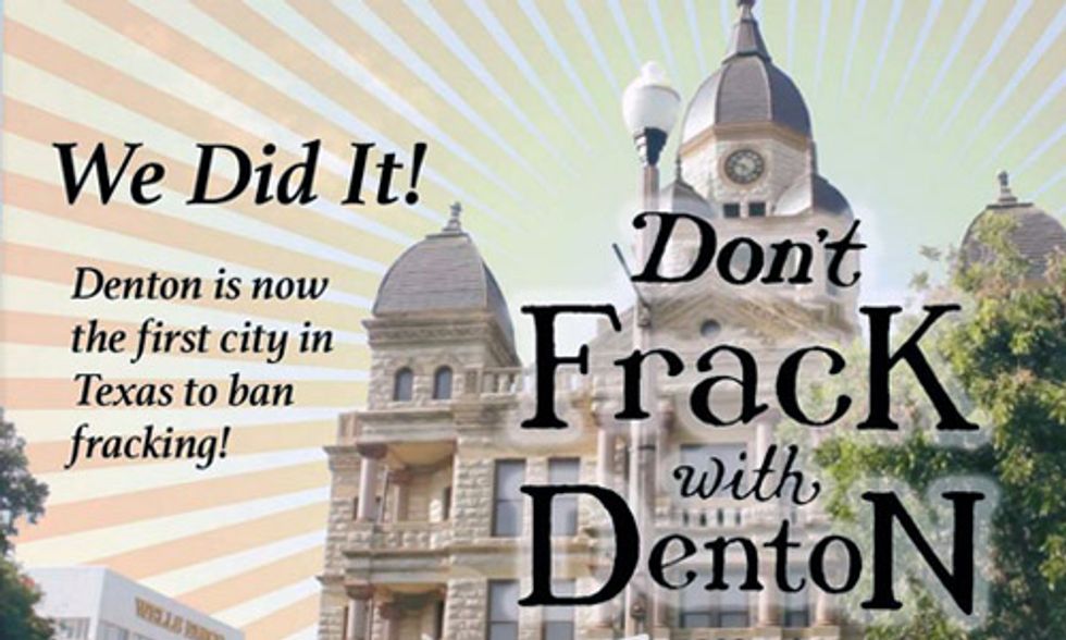 Denton, Texas Fracking Ban Under Attack by Bush Family Inner Circle