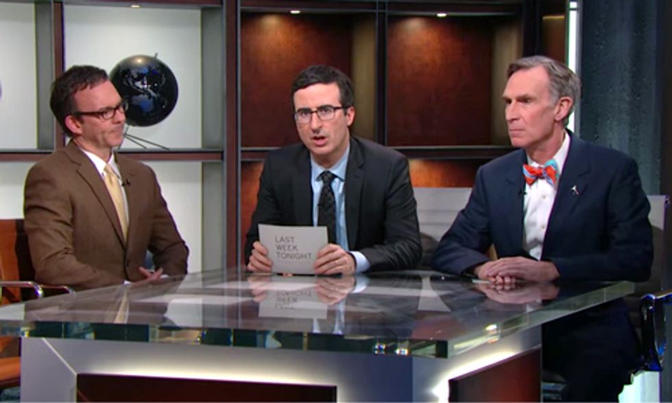 John Oliver and Bill Nye Put the Climate Change Debate to Rest