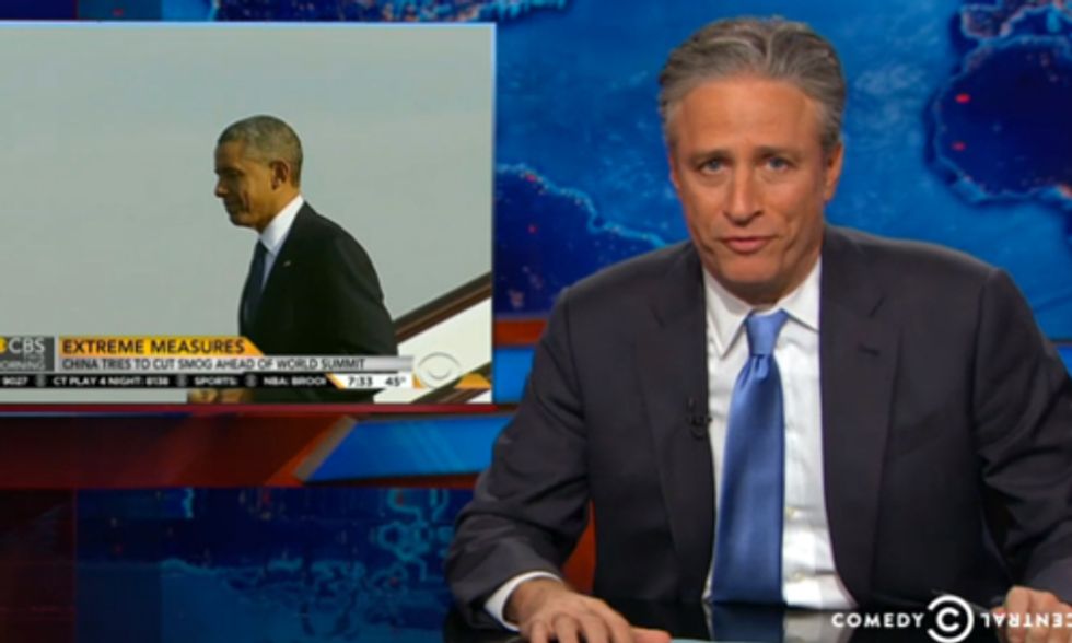 Jon Stewart Shows Why Climate Change Deal for China Can't Come Soon Enough