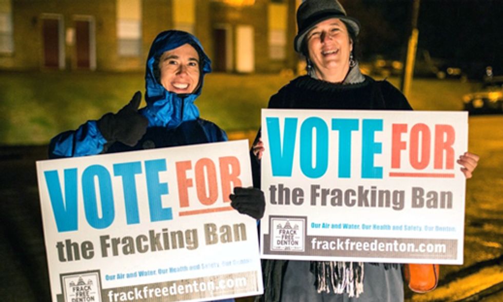 Industry Responds to Denton, Texas Fracking Ban