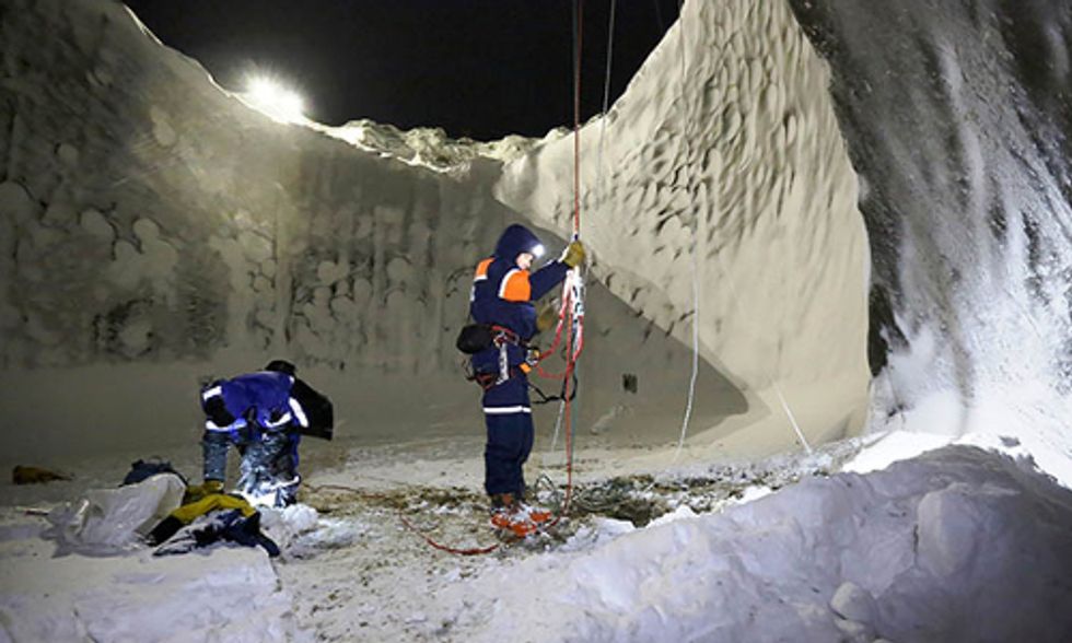 Extraordinary Photos From Inside the Siberian Methane Blowhole
