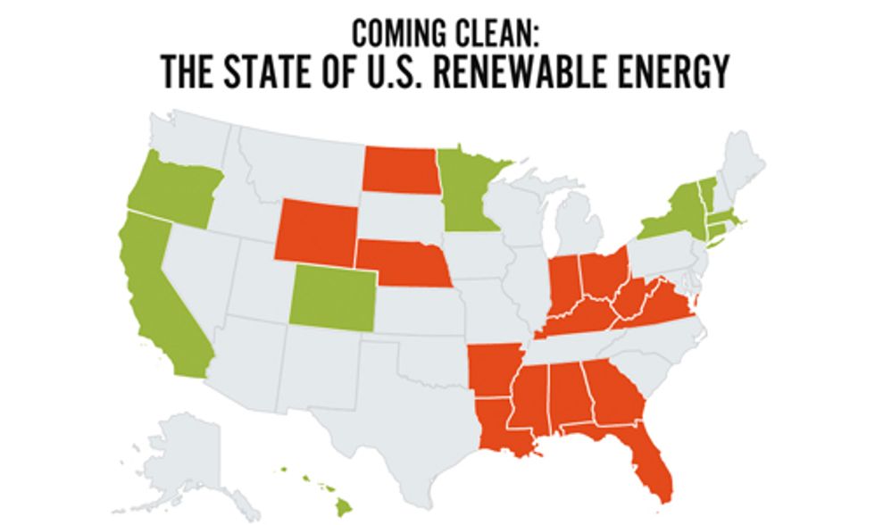 Interactive Map: Find Out How Your State Ranks on Renewable Energy