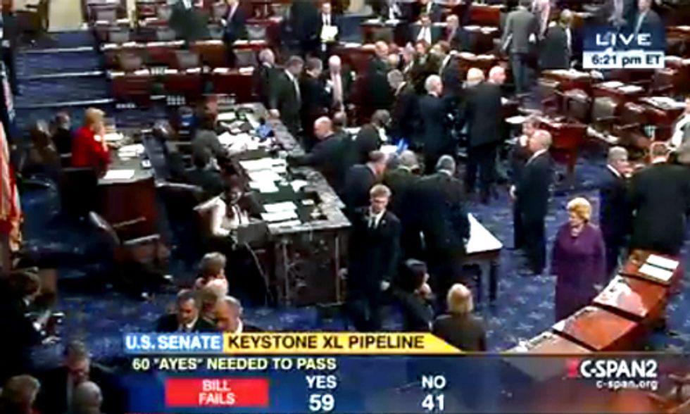 Breaking: Senate Rejects Keystone XL Pipeline