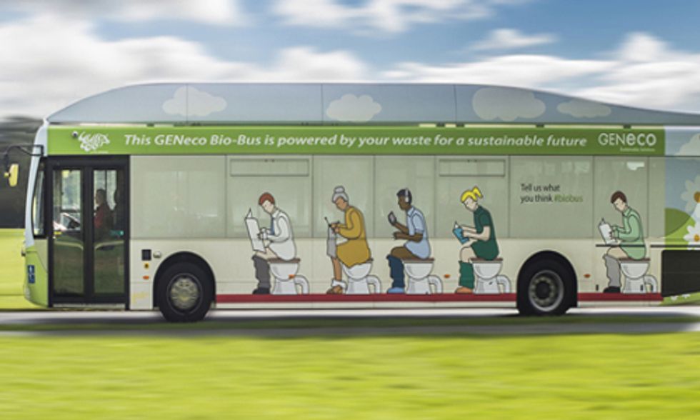 Revolutionary Poop-Powered Bus Hits UK Roads