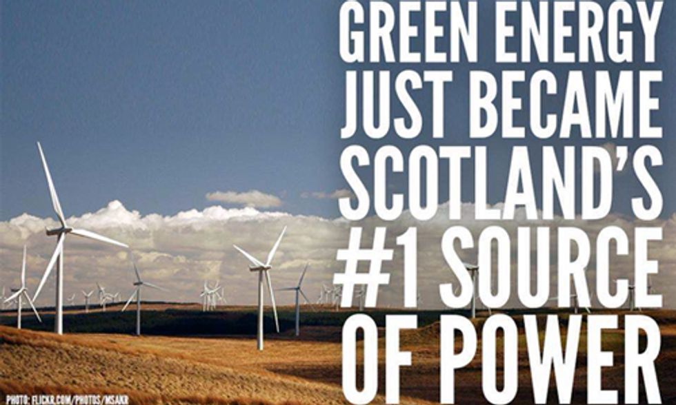Renewable Energy Becomes Scotland's Main Source of Electricity