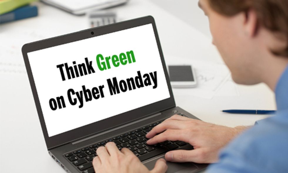 Think Green on Cyber Monday