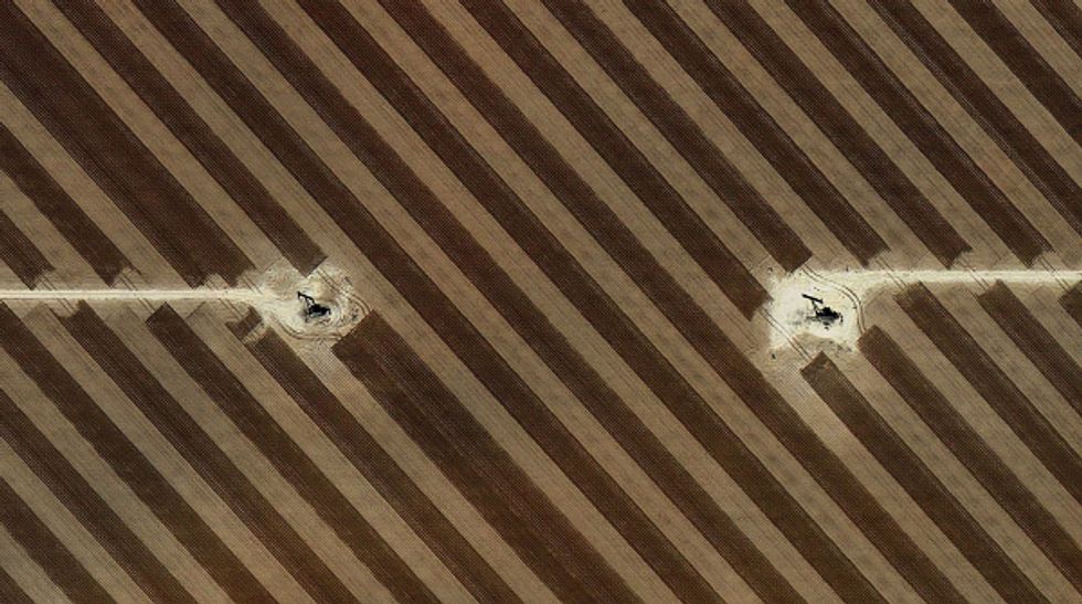 Surreal Aerial Photos Show Impact From Fracking
