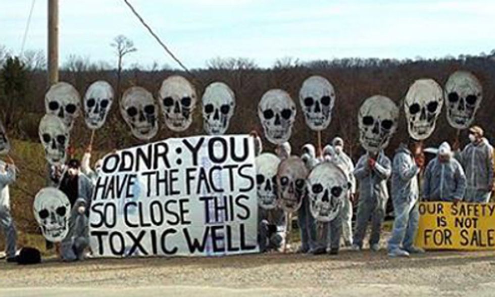 Families Forced to Flee Their Homes From Out-of-Control Leak at Fracking Well